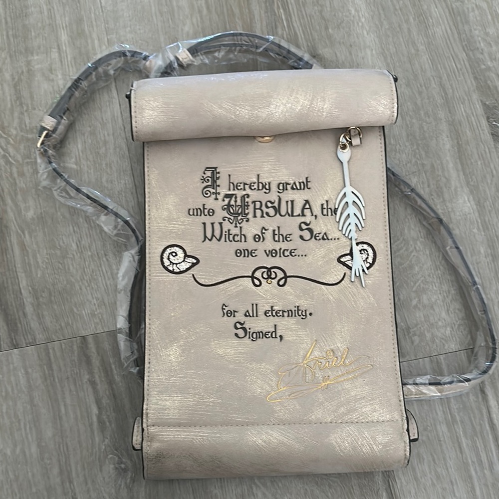 Little Mermaid Ursula Scroll Backpack